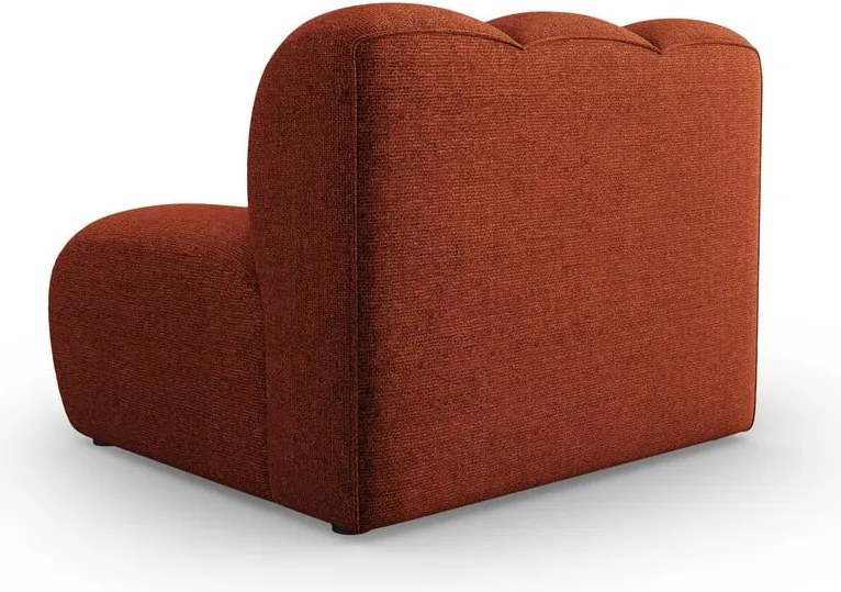 Divano componibile color mattone (solo con parte centrale) Lupine – Micadoni Home