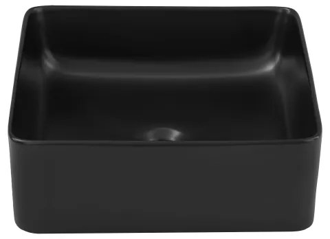 COMAD UM-6276 SLIM 40 BLACK DP - Lavabo da appoggio SLIM 37x37 cm nero opaco