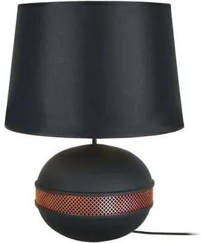 Tosel  Lampade d’ufficio lampada da soggiorno tondo metallo nero, rame e nero  Tosel