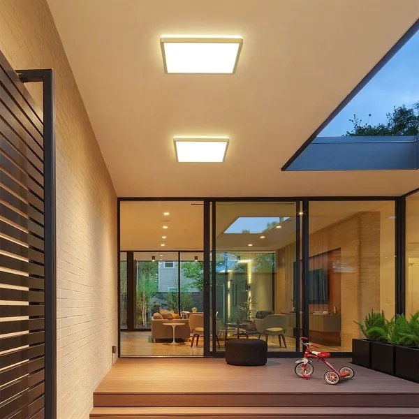 Brilagi - Plafoniera da bagno LED ULTRA SLIM 24W/230V 42x42 cm dorata IP54