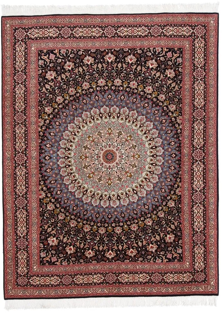 Tabriz Tappeto 210x160 (Iran) Annodato A Mano
