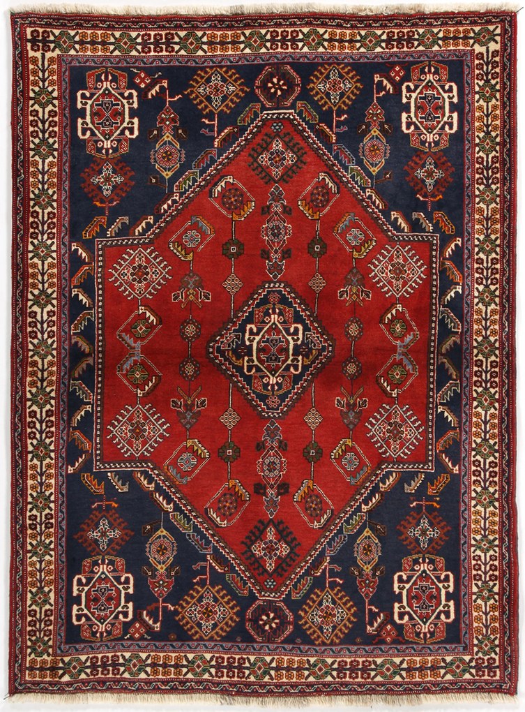 Gashghai Tappeto 120x170 (Iran) Annodato A Mano