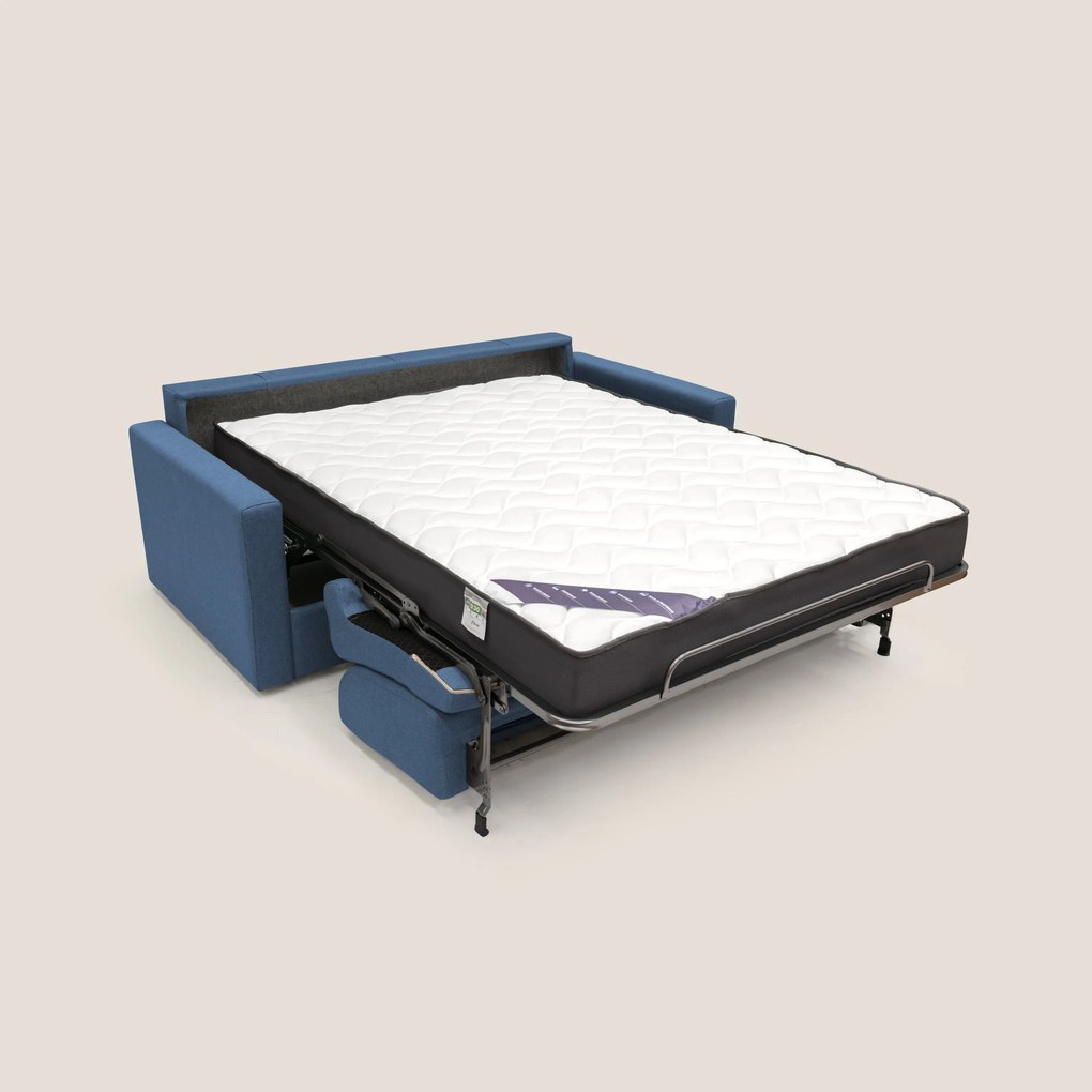 Chris Divano letto matrimoniale in tessuto impermeabile T13 blu