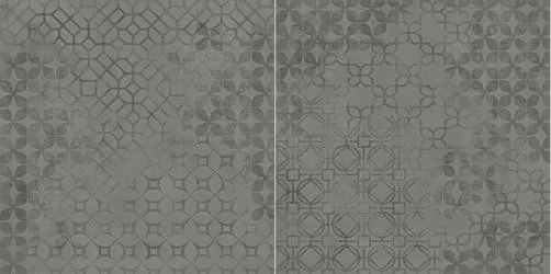 Decoro 75x75 mosaico trame pencil effetto resina 10 mm in gres fine porcellanato Ragno Re Solution 00R6QZ02