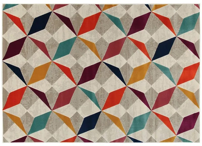 Tappeto Girard 2 urban city multicolore, L 230 x L 160 cm