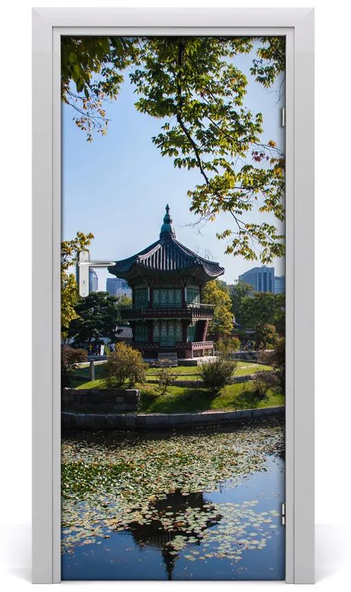 Adesivo per porta Corea del Sud 75x205 cm