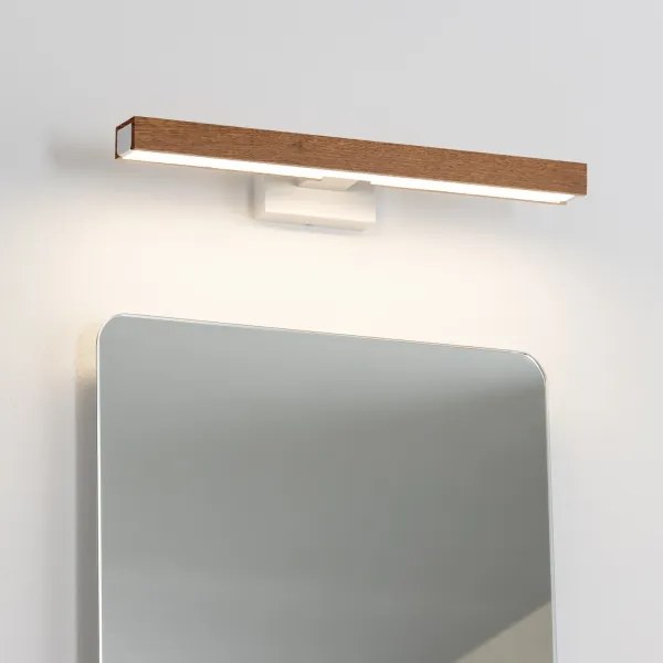 Brilagi- Illuminazione a LED per specchi da bagno WOODY MIRROR LED/8W/230V IP44 quercia/bianco