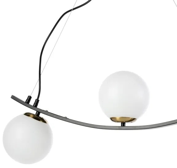 ONLI - Lampadario a sospensione con filo TRIO 3xE14/6W/230V nero