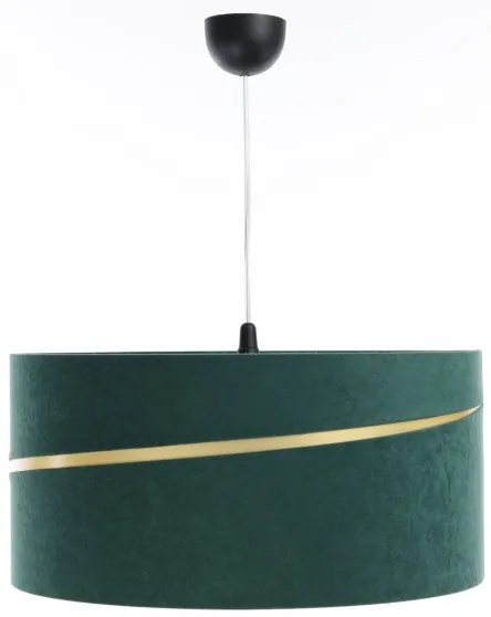 Lampadario a sospensione con filo SWING 1xE27/60W/230V verde/oro