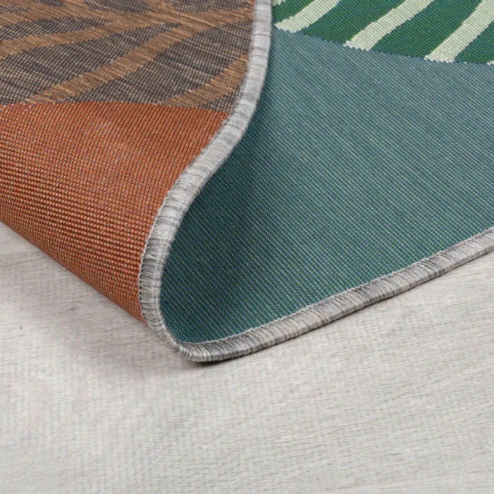 Tappeto verde rotondo per esterni ø 160 cm Eric - Flair Rugs