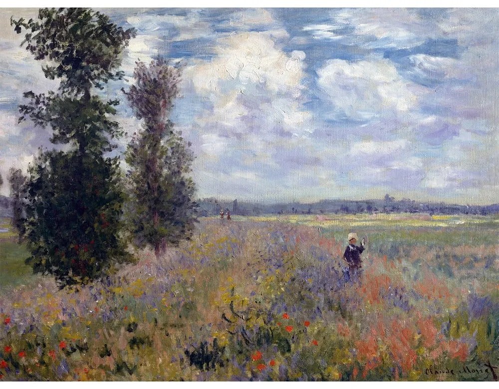 Riproduzione di Claude Monet - Campi di papaveri presso Argenteuil, 40 x 30 cm Claude Monet - Le Pont de Waterloo - Fedkolor