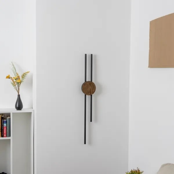 Brilagi - Lampada da parete LED WOODY COLLINE 15W 230V 80 cm rovere/noce