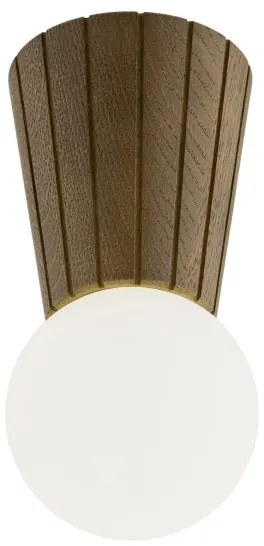 Argon 8974 - Plafoniera da bagno VOLANTE 1xG9/6W/230V IP44 Ø 12 cm marrone