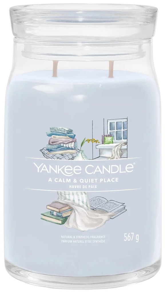 A Calm & Quiet Place, candela in giara grande Yankee Candle