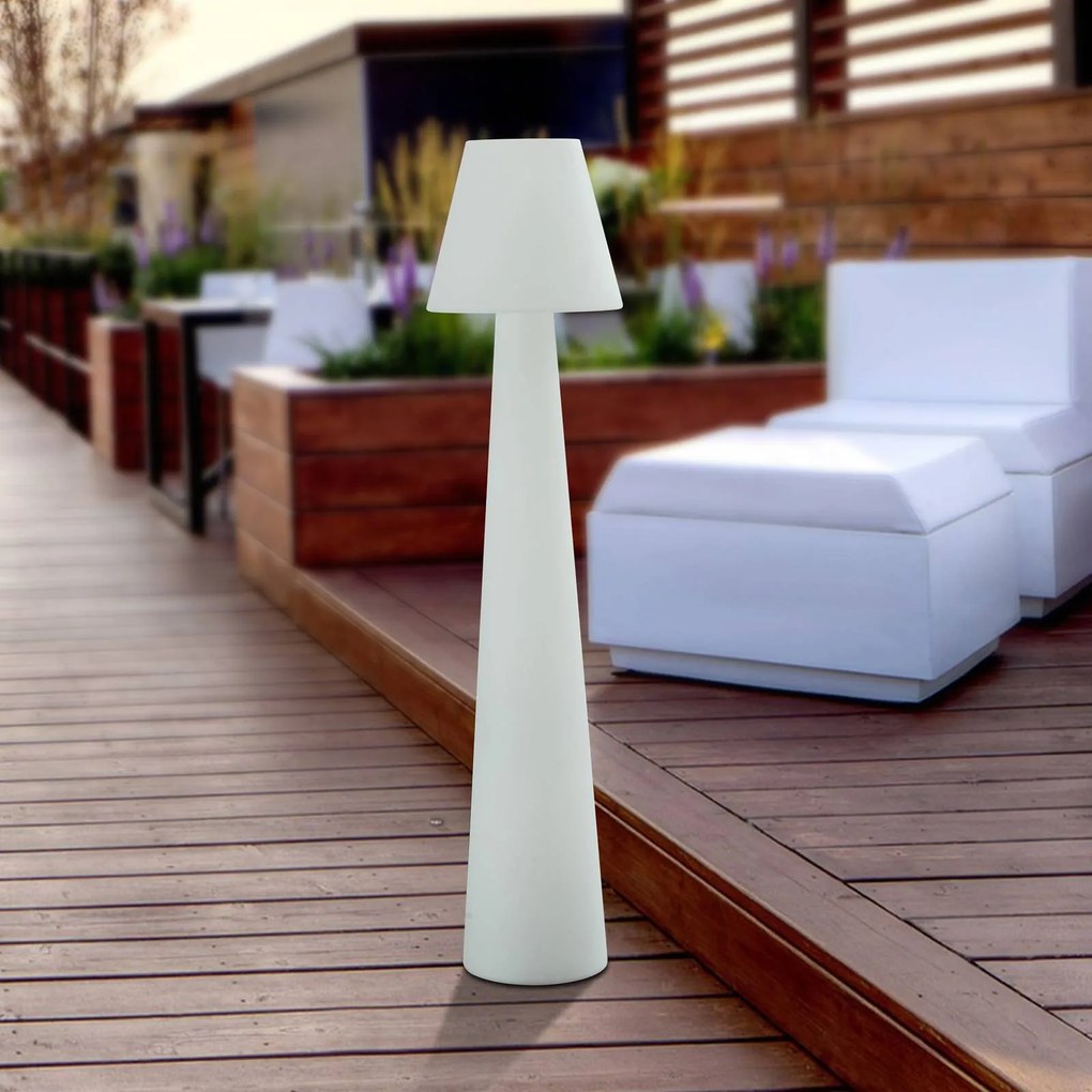 Lampada per terrazza Lucande Gauri, 150 cm, plastica, IP65