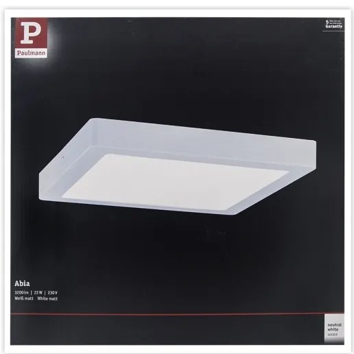Paulmann 71022 - LED/22W Plafoniera ABIA 230V bianco