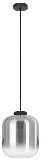 Eglo 39673 - Lampadario a sospensione con filo BULCIAGO 1xE27/40W/230V diametro 25 cm fumé