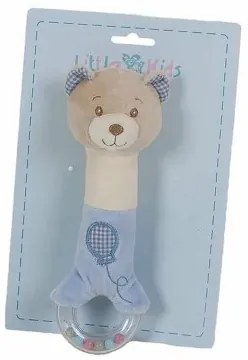 Peluche con Sonagli Vichi Azzurro Orso Teether 20 cm 20cm