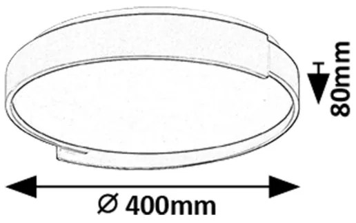 Rabalux 71305 - Plafoniera LED dimmerabile LALEH LED/24W/230V 3000-6500K + TC