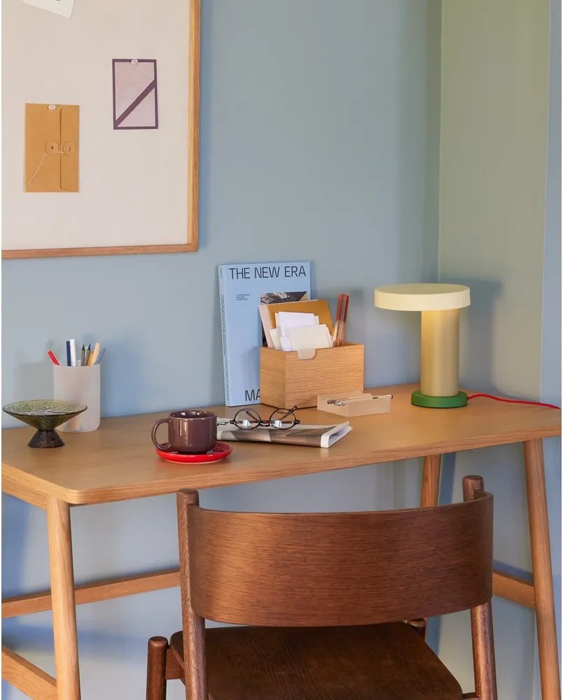 Lampada da tavolo verde (altezza 25 cm) Magic - Hübsch