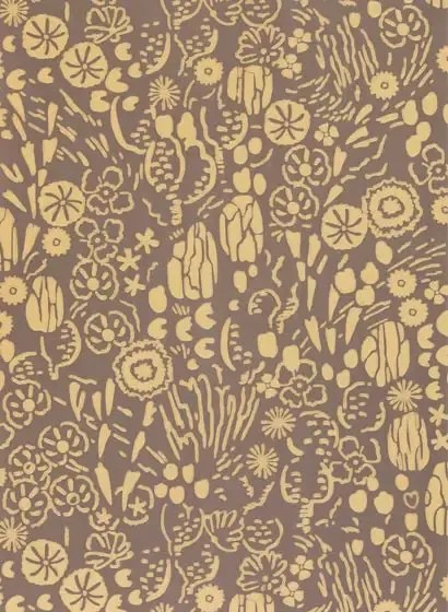 Farrow & Ball Carta da parati Atacama - Mahogany/ Gold
