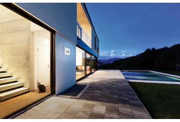 Eglo 97339 - Numero civico solare LUNANO LED/2W/3,7V 2000 mAh IP44