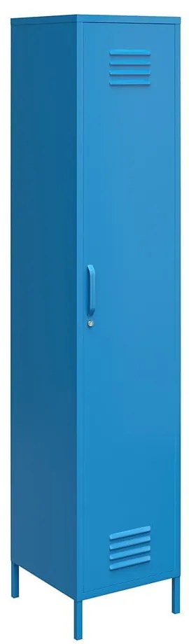 Armadio in metallo blu , 38 x 185 cm Cache - Novogratz