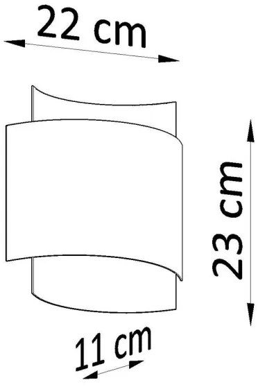Applique IMPACT 1xG9/40W/230V bianco