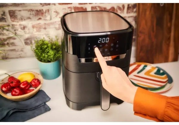 Tefal - Friggitrice a d'aria 4,2 l EASY FRY&amp;GRILL 2in1 1550W/230V nero