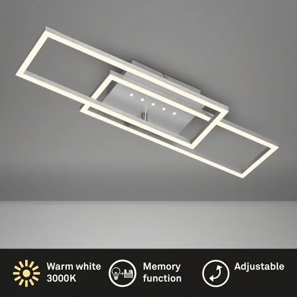 Brilo - Plafoniera LED dimmerabile/30W/230V/3000K cromo satinato