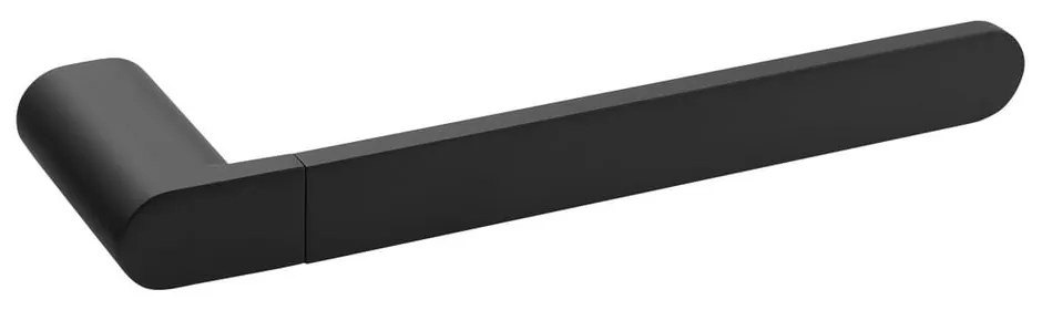 Porta asciugamani a parete in ottone nero opaco Flori - Sapho