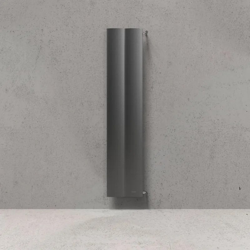 Termoarredo bagno DE'LONGHI 185.2x36.2 cm interasse 1800 mm grigio serie Palace