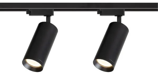 Faretto per sistema a binario MICA 4xGU10/10W/230V nero