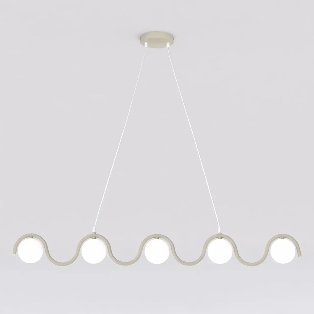 Lampada a Sospensione SINUS 5 5xG9 in Acciaio