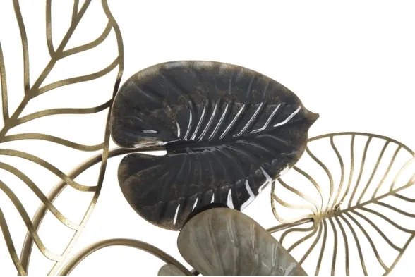 Pannello decorativo in ferro trama foglie 131x61x4,5 cm Century