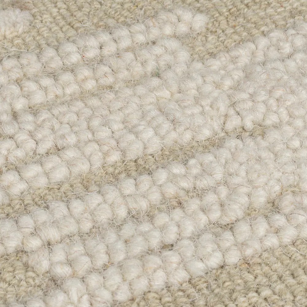 Tappeto beige in lana tessuto a mano 200x290 cm Dion Ikat – Flair Rugs
