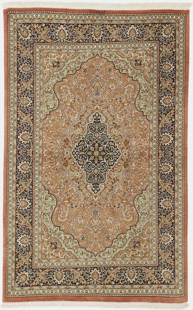 Ghom Tappeto persiano 150 x 100 (Iran) Annodato A Mano
