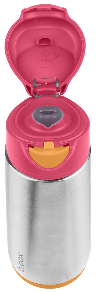 Bottiglia termica Sport 500 ml – rosa/arancione