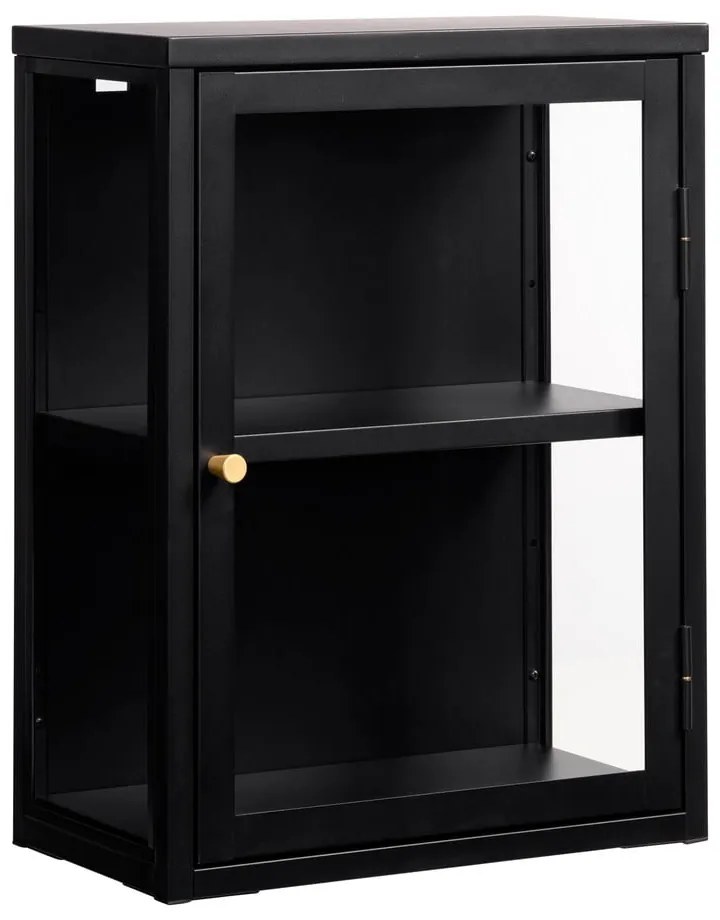 Vetrina nera in metallo 45x60 cm Carmel - Unique Furniture