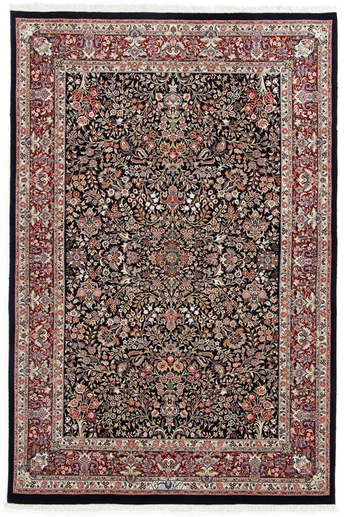 Isfahan Tappeto 210x140 (Iran) Annodato A Mano