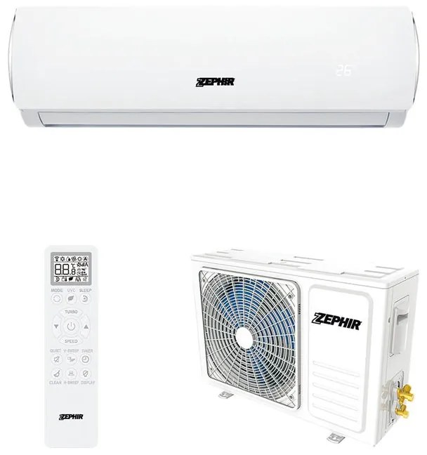 Condizionatore a muro monosplit ZEPHIR Zuw 12000 BTU classe raffreddamento A++ classe riscaldamento A+