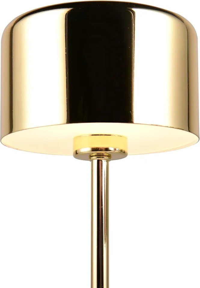 Lampada da tavolo a LED dimmerabile in oro (altezza 30 cm) Jeff - Reality