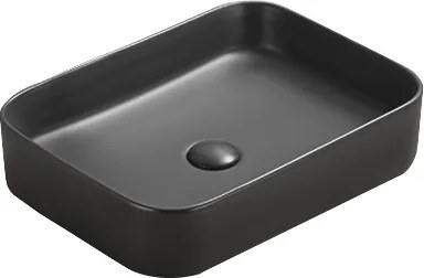 Mexen Vena lavabo da appoggio 50 x 37 cm, nero opaco - 22195085