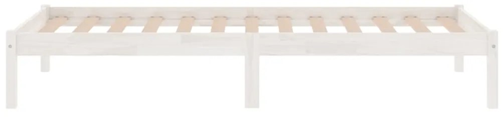 Giroletto bianco in legno massello di pino 90x200 cm