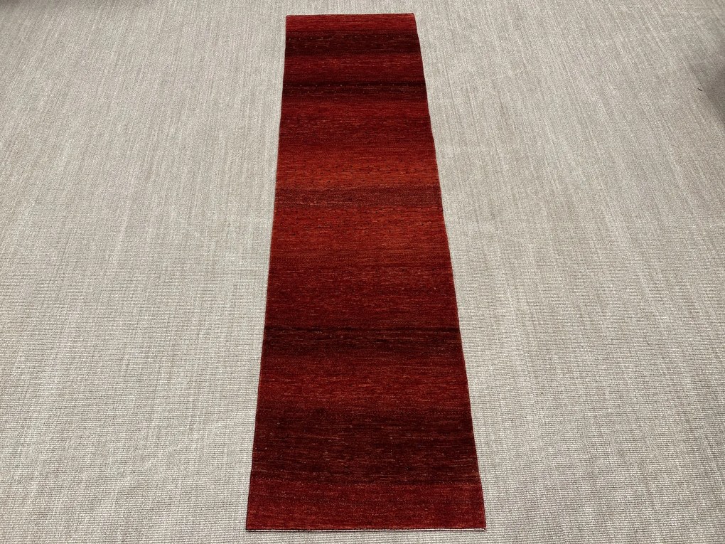Loribaft Tappeto 80x300 Rosso (Iran) Annodato A Mano
