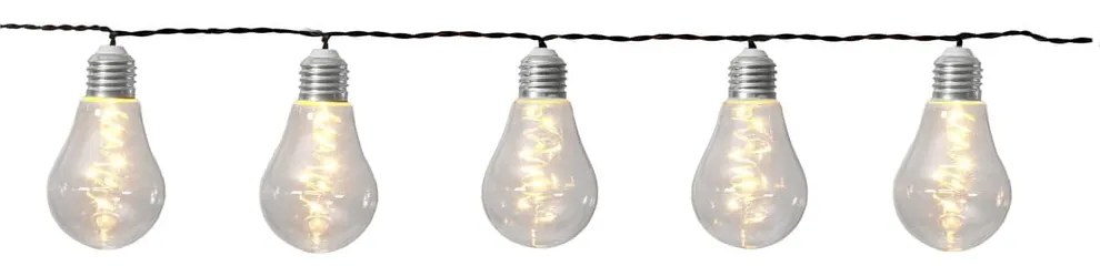 Catena luminosa a LED solare bianca adatta all'esterno, lunghezza 1,9 m Glow - Star Trading