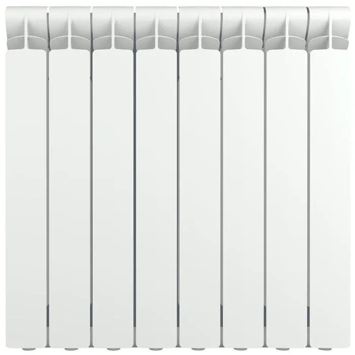 Radiatore acqua calda PRODIGE . in alluminio, 8 elementi, interasse 600 mm, bianco ral 9010