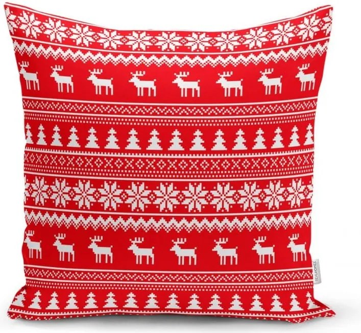 Set di 4 federe natalizie e runner da tavola Natale - Minimalist Cushion Covers