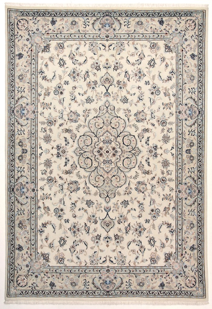 Isfahan Tappeto 170 x 250 (Iran) Annodato A Mano