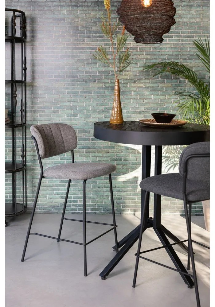 Sgabelli da bar grigi in set di 2 89 cm Jolien - White Label